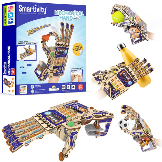 Robotic Mechanical Hand, STEM Construction Activity Game