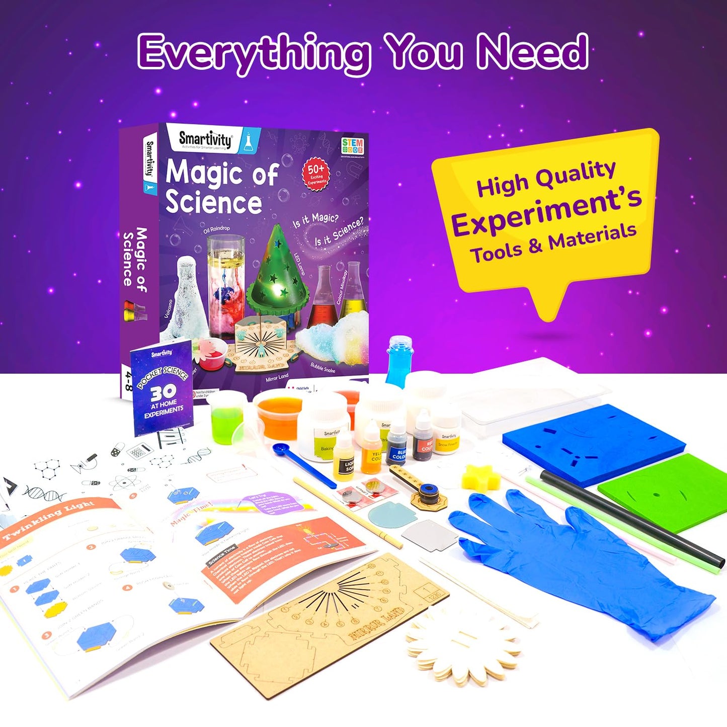 Beginner Science Kit, Child Safe Experiments