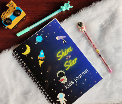 Kids Journal/ Activity/ Memory collector/ Planner/ Tracker (shine like star)