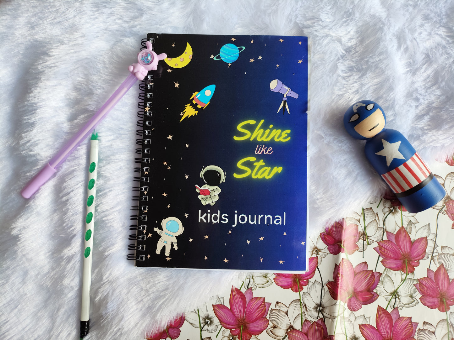 Kids Journal/ Activity/ Memory collector/ Planner/ Tracker (shine like star)