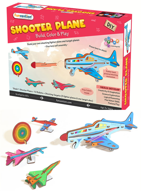 Shooter Plane for Little Scientist in Every Kid