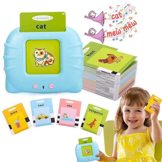 Audio Flashcard/ Talking Flash card specialised for audio sensory toy/ Learning fun toy for 1, 2 and 3 years