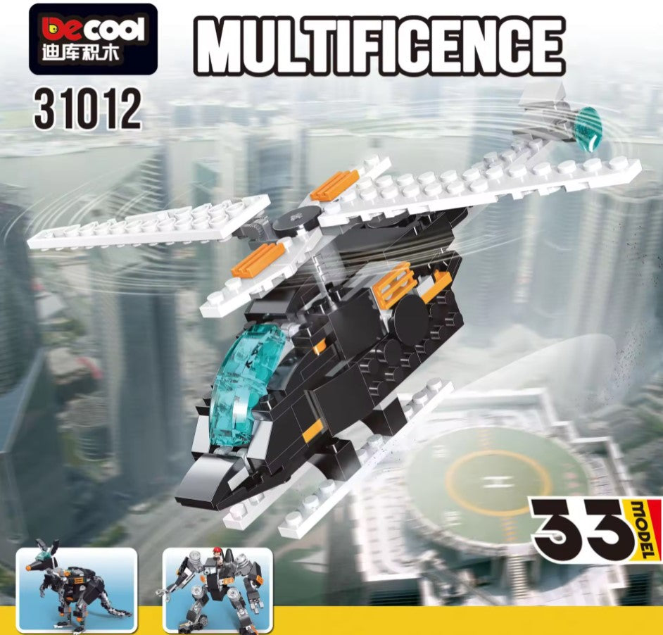 Decool 31012 Changeful series (33 changes) enlightenment puzzle building block toys/Multificence