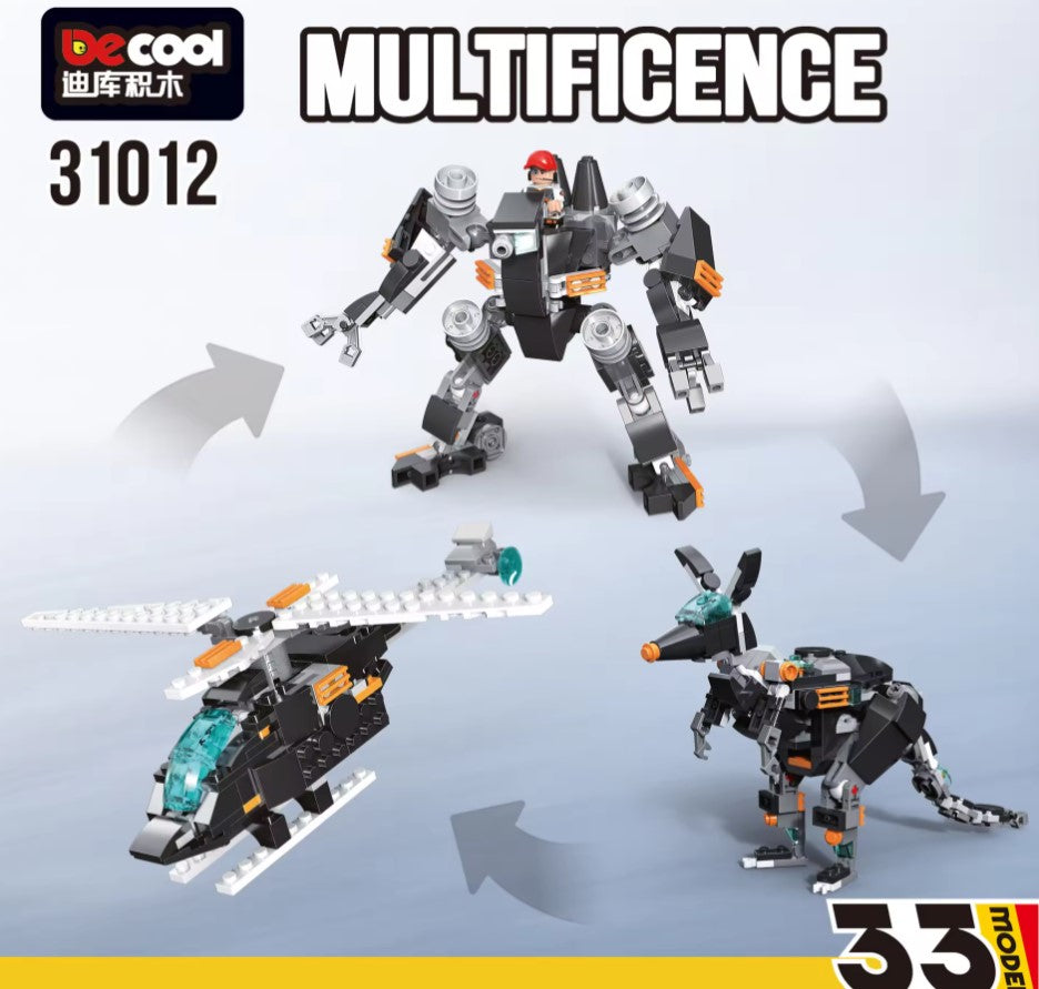 Decool 31012 Changeful series (33 changes) enlightenment puzzle building block toys/Multificence