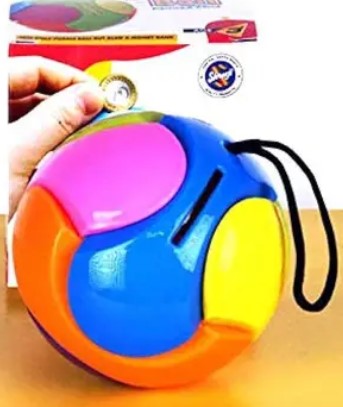 2 in 1 Puzzle ball and Money Bank. Brain Activity puzzle ball